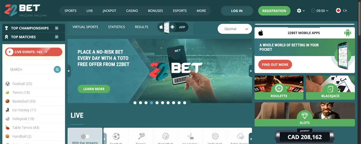 22Bet Casino